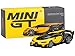 MINI GT Bugatti Vision Gran Turismo Yellow and Carbon 1/64 Diecast Model Car by True Scale Miniatures MGT00317