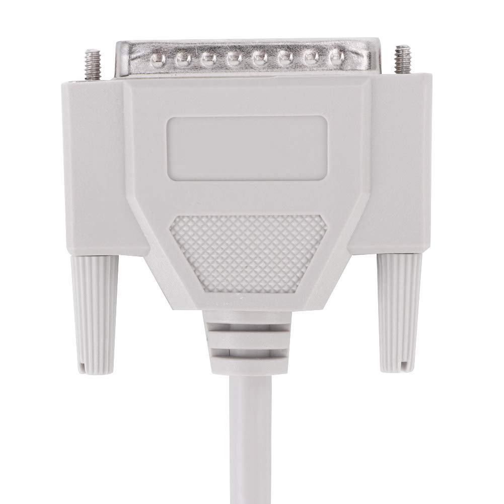 Fyearfly 15 Piedi Db25 Cavo di Prolunga 25 Pin, Lunghezza 4,5M(15Piedi) Linea di Porte Parallele Db9 Db25 Con Connettore Maschio E Femmina Rs232, per Stampante, Macchina per Incisione Mach-3