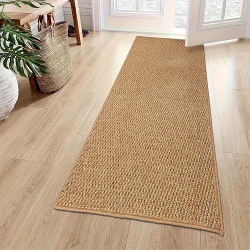 Tapis en sisal antidérapant petit format 40x60 cm pour couloir et buanderie - 7