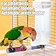 2 Stück Automatische Vogeltränke für Papageien Wellensittiche Sittiche Nymphensittiche Vogelkäfigtränke Hängende Wasserflasche mit 120 ml Fassungsvermögen Weiß