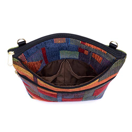 Image of Danny K. Women's Tapestry Bag Crossbody Handbag, Maggie Purse Handmade in the USA