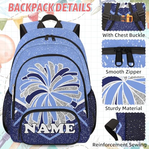Custom Cheerleader Backpacks Set with Name2