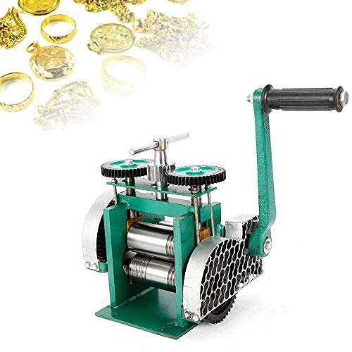 3" Manual Combination Rolling Mill Machine Jewelry Press Tabletting Tool Jewelry DIY Tool