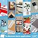 Art3d Double-Sided Mounting Tape (10FT), Multipurpose Removable Adhesive Foam Tape, Transparent, Household