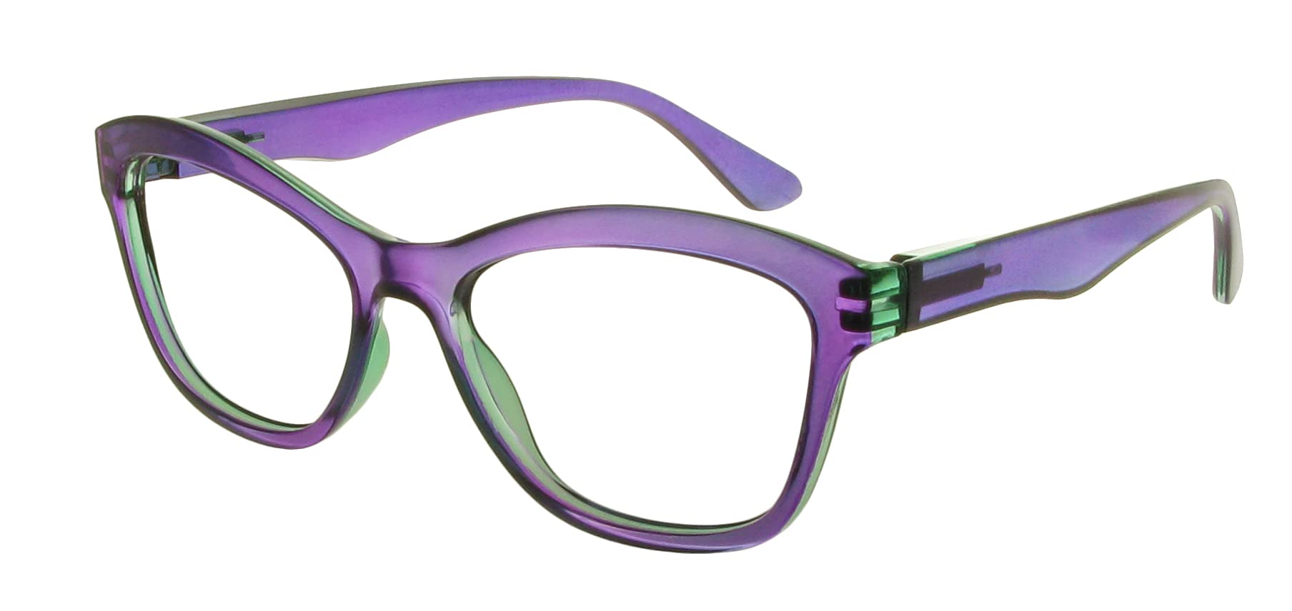Goodlookers Reading Glasses 'Margot' Purple/Teal +1.50