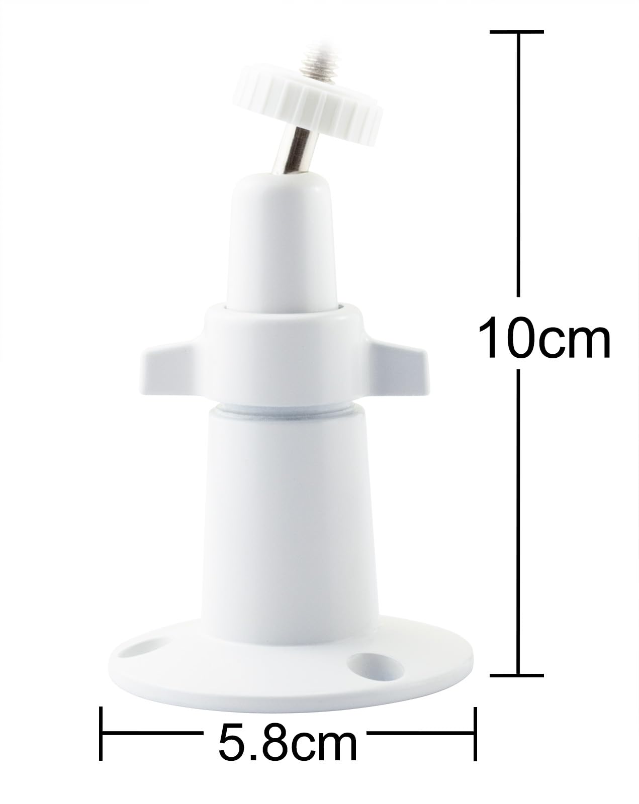 LEFXMOPHY Wall Mount Compatible with HelloBaby HB65 HB66 HB248, ANMEATE SM935E Baby Monitor Camera Adjustable Metal Holder Stand (Cam Not Include) -