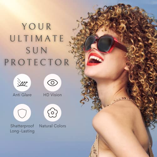 BLUE CUT Fit Over Polarized Sunglasses For Women Stylish Solar Shield Clip-On Over Prescription Glasses3