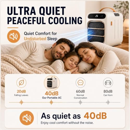 Klimatyzator osuszający 4800 BTU, przenośny klimatyzator kompaktowy