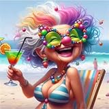 Jigsaw Puzzles 35 Pieces for Adults, Drink Grandma 35 Piece Jigsaw Puzzles for Adults 12x12inch, Fun Educational Puzzle Games, Beautiful Decoration Puzzle