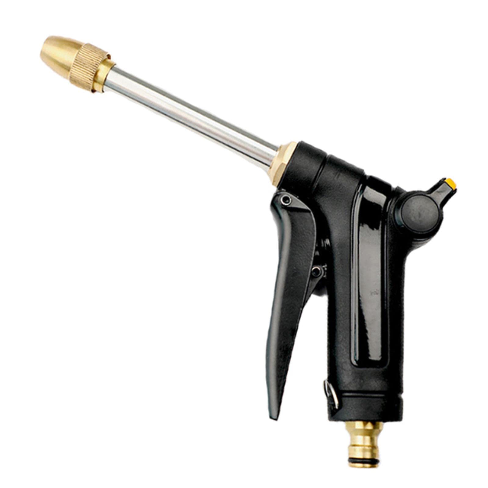 Pistola de riego de pulverización múltiple for jardín, pistola pulverizadora de alta presión for lavado de coches, boquilla de manguera de jardín, pistola de agua ajustable, riego de césped, herramien