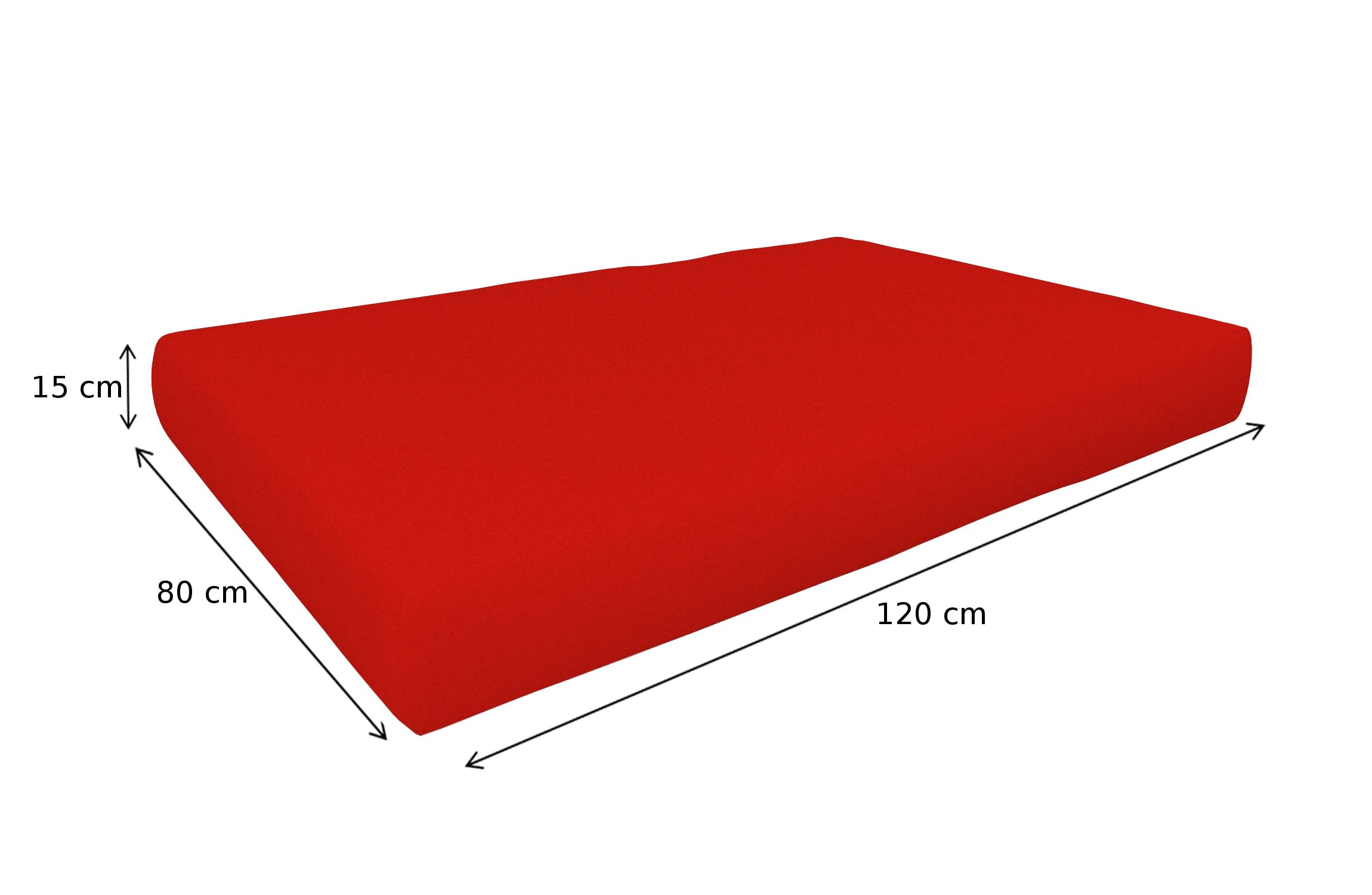 POKAR Euro Pallet Seating Set of 2: 1x seat cushion 120x80cm + 1x back cushion 120x40cm, cold foam, removable covers, Home Garden Furniture DIY, indoor outdoor pillow, without pallets, Beige — view 69