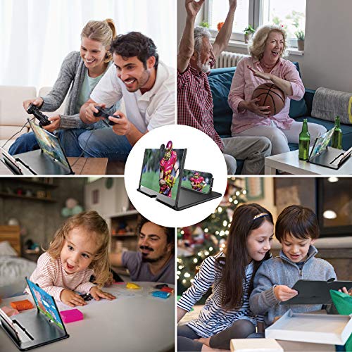 Phone Screen Magnifier 18 Inch 3D Hd Screen Magnifier For Cell Phone,Portable Phone Screen Amplifier Enlarger For Movies Videos Gaming For All Smartphones #TOP5