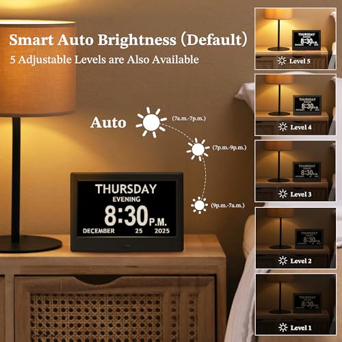 7 Remote-Control Dementia Wall Clock