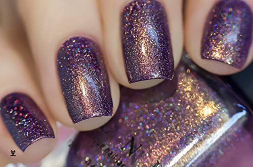 Image of ILNP Off The Grid - Byzantium Purple Holographic Nail Polish