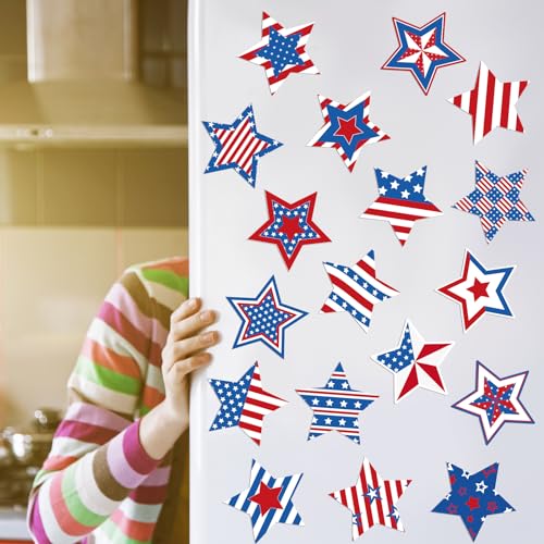 20 imanes decorativos de estrella para refrigerador miniatura 2