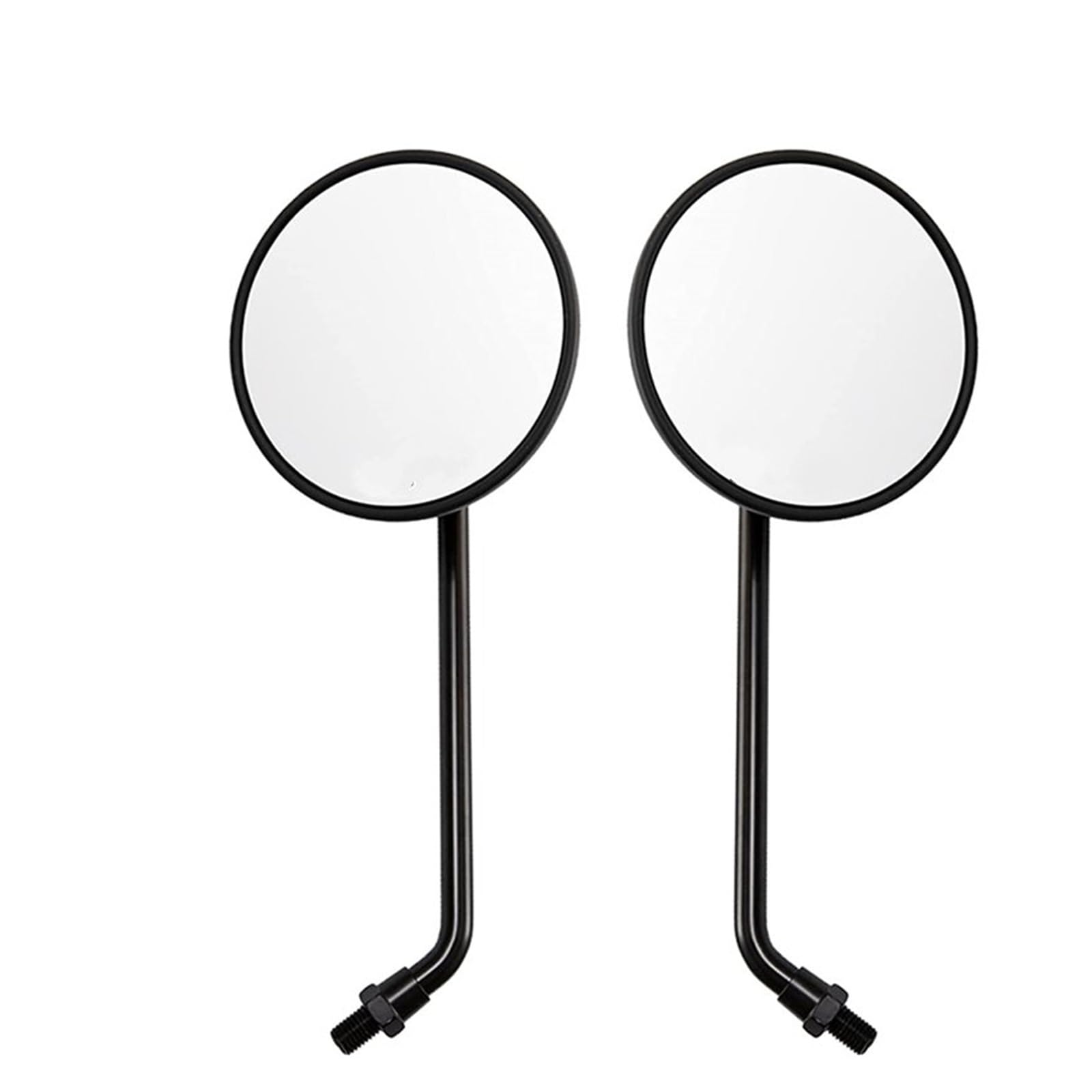 Specchietto retrovisore per Moto, per ATV, per Scooter, per Bici, 3,86" Specchietti retrovisori per Moto, 8/10 mm, cromati, retrovisori per Manubrio, specchietti retrovisori per Bici