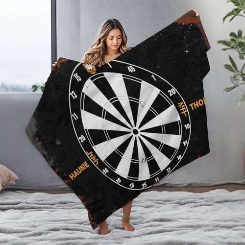 PKRD Couverture en peluche avec joueurs Haukie et Thoest Players. Couverture en flanelle pour lit Queen Size (125 x 150 cm)