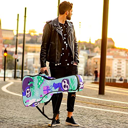 Hondank Housse de transport étanche pour guitare avec bandoulière réglable Motif chats assis Marron, Multicolore 02, 42… - Les Beatles, Paul McCartney, John Lennon, RIngo Starr, George Harrison Hondank Housse de transport étanche pour guitare avec bandoulière réglable Motif chats assis Marron, Multicolore 02, 42… – Image 7