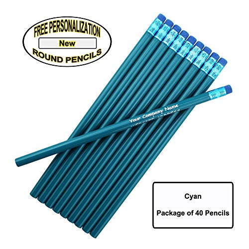 Lápices personalizados EZPENCILS Pack de 40 2HB punta negra miniatura 2