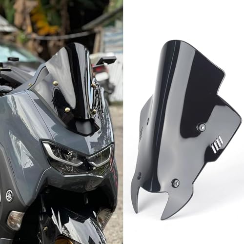 RUNNING PANTHER Motorcycle Front Windshield Deflectors for YAMAHA NMAX 155 N-MAX 155 2020-2024 Upgraded Competitive New Version Guide Plate Spoiler Accessories for Yamaha (Black)