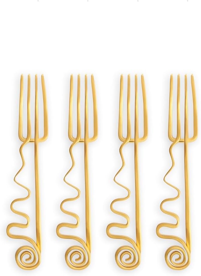 Spirale Cocktail Forks (Set of 4)