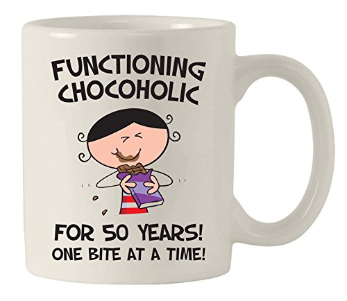 Funcionamiento Chocaholic Desde 1965 De Mujer 50 Cumpleaños Taza De Cerámica