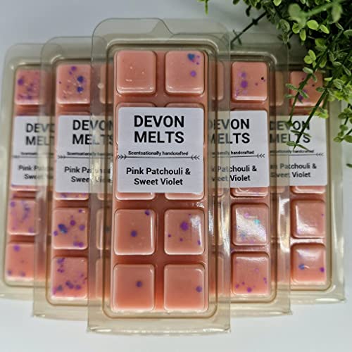 Devon Melts - Pachuli rosa y violeta dulce - Barra de presión de...