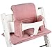 Ukje - Cojin Para Tronas de Bebe Stokke Tripp Trapp 2 Piezas Funda Silla OEKO TEX® Standard 100 Funda Cojin Pana Práctico Fácil de Limpiar Rosa