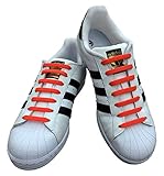 Kicks Kids Red - Tieless Elastic Silicone No Tie Shoelaces