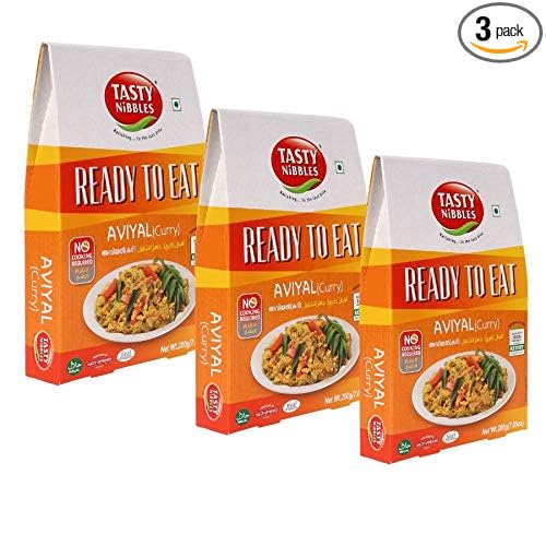 Tasty Nibbles Ready to Eat Avial Curry 200g x3(Pack of 3)