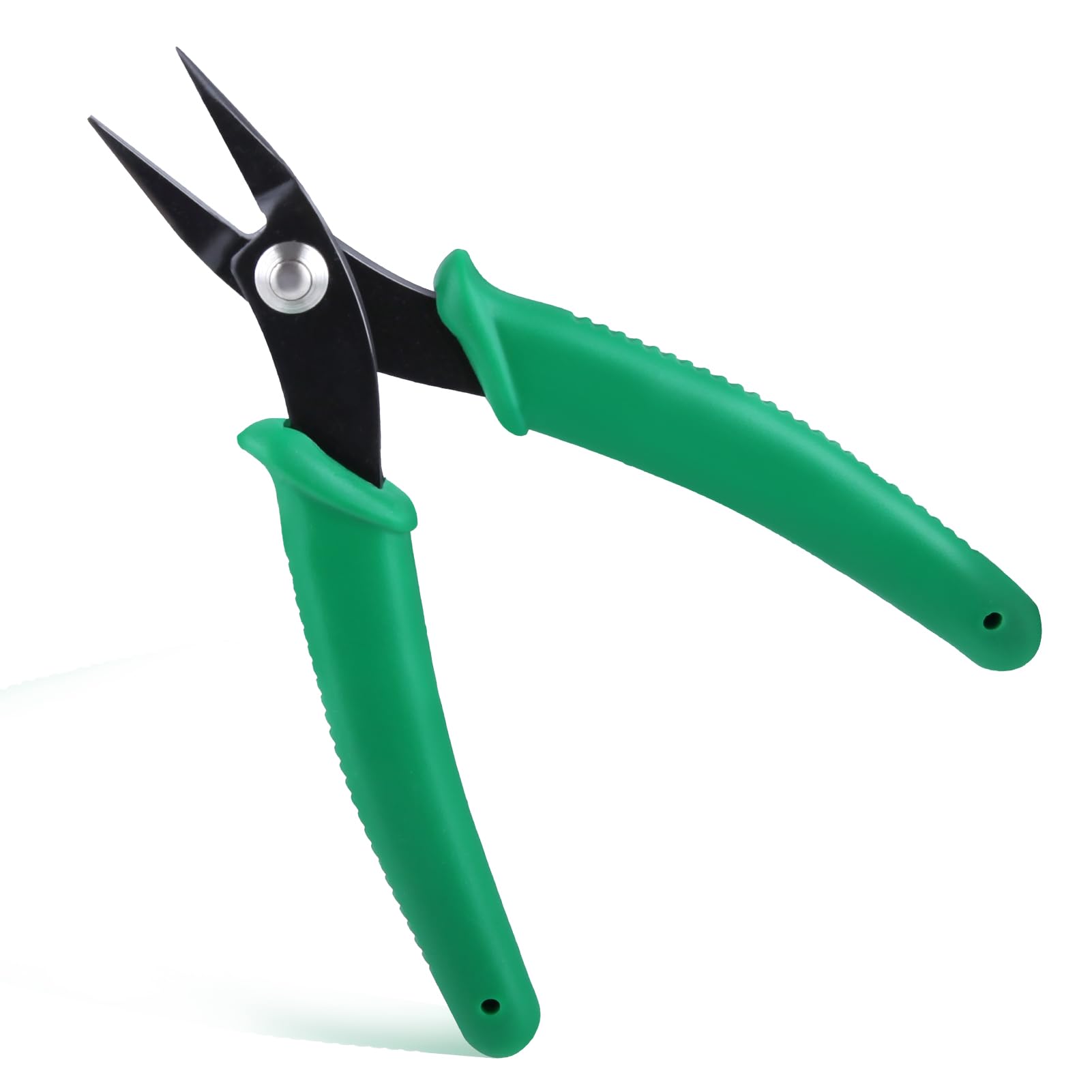 INJOYTEC 5.5 Inch Mini Long Nose Jewelry Pliers - Precision Pointed Tweezer Tip with Flat Smooth Jaws for Opening/Closing Jump Rings, Wire Work and Fine Crafts — image 1