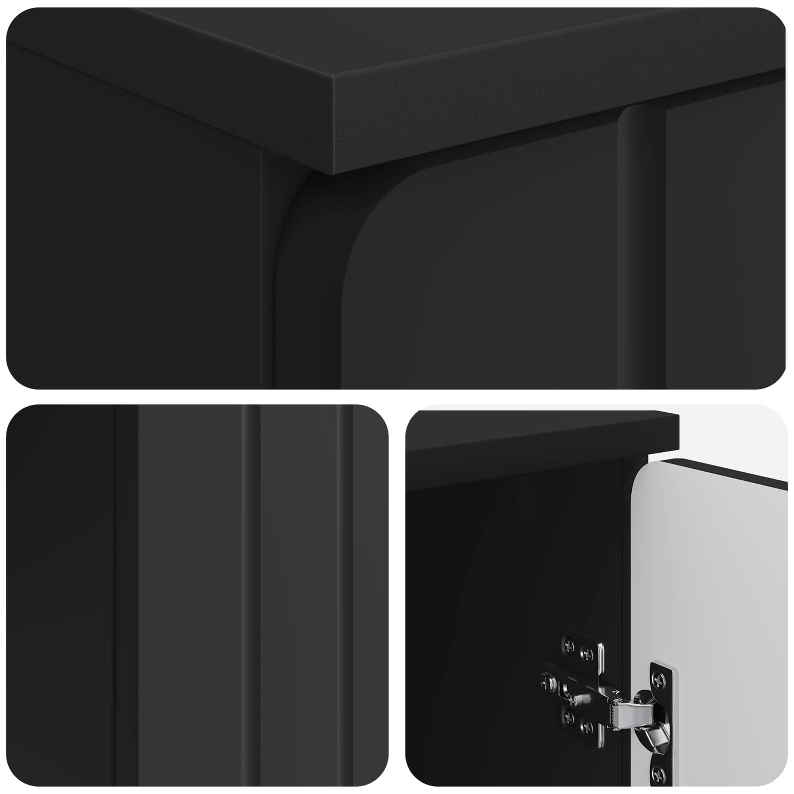 Scrivania con mensola nera, 142,5 x 50 x 75 cm, in legno, scrivania per computer, ufficio, laptop, casa, studio, cameretta dei bambini, ergonomica, salvaspazio