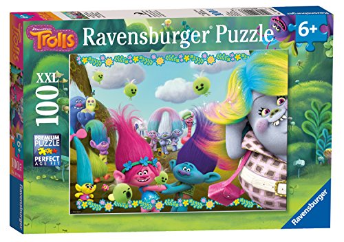 Ravensburger- Trolls Puzzle 100 Piezas, Multicolor (1)