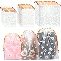 15Pcs Travel Shoe Bags, Waterproof Drawstring Storage Bags, 3 Sizes Reusable Space Saver Storage Bag for Toys Shoe Clothes Towel