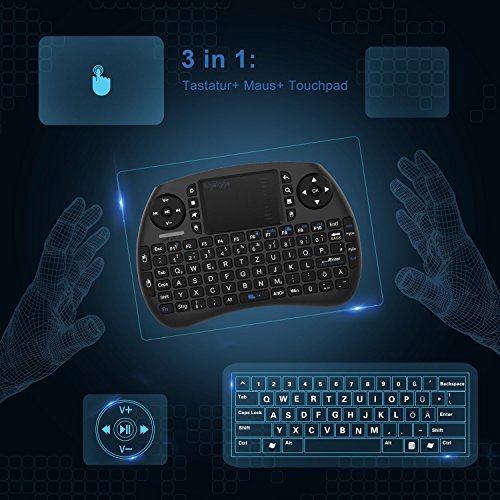 EgoIggo Mini tastiera wireless a 2,4 GHz con