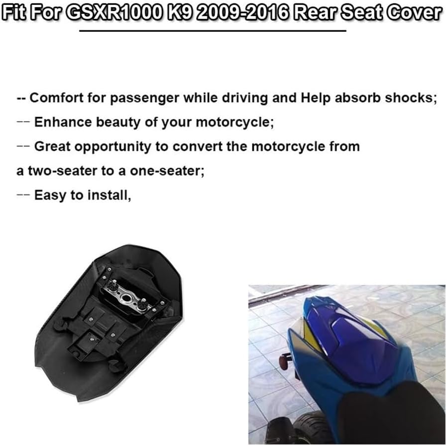 K9 まとめ バイク用カウル GSX R GSXR1000 オートバイリアシートカバー