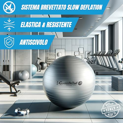 TONKEY ACTIVE LIFE Ledragomma Original Pezzi - Maxafe Gymnastics Ball, 75 cm, Black - Image 2