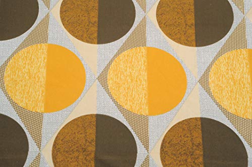 Image of Swayam Pure Cotton Single Bedsheet with 1 Pillow Covers | Size 60 x 90 inch | 160 TC | Geometric Design | Soft Breathable Bed Sheet | Comfortable & Durable for Bedroom - Yellow