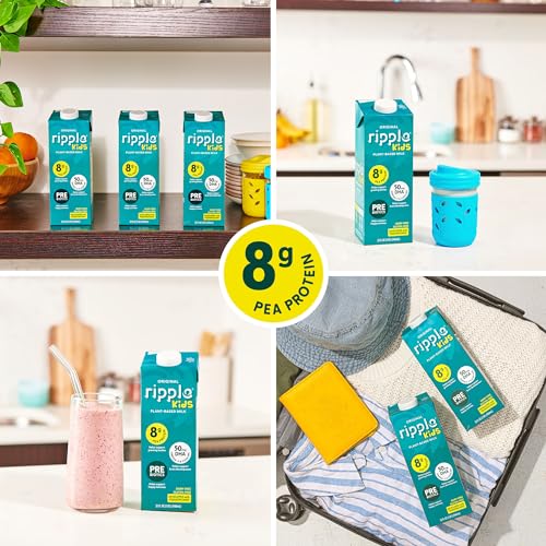 Image of Ripple Kids Original Plant-Based Milk, 32 Fl Oz Cartons (Pack of 6)