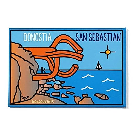 DONSOUVENIR MAGNETICO San Sebastian. Modelo: DONOSTIA.