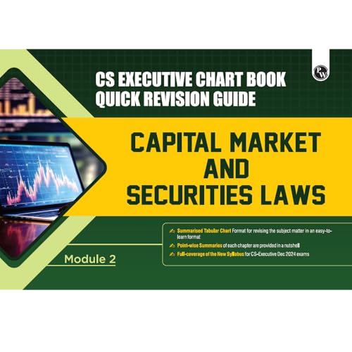 PW CS Executive Chart Books Quick Revision Guide Capital Market & Securities Laws (Module 2)