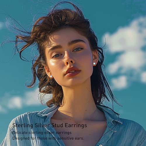 Moonstone/Opal/Turquoise Earrings for Women, 925 Sterling Silver Dangle Drop Earrings Moonstone Opal Turquoise Jewelry Gift for Birthday3