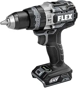 FLEX 24V Brushless Cordless 1/2-Inch 1,400 In-Lbs Torque 2-Speed Hammer Drill Turbo Mode Tool Only, Battery and Charger Not Included - FX1271T-Z