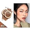 Contour Makeup Palette, Natural Long Lasting Cream Matte Bronzer Powder for Face Contouring Shading Sculpting Make-up Pallet, 0.21oz (02)