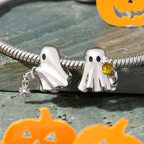 Image of GNOCE Halloween Charm Bracelet Fit Pandora Beads for Women Gift