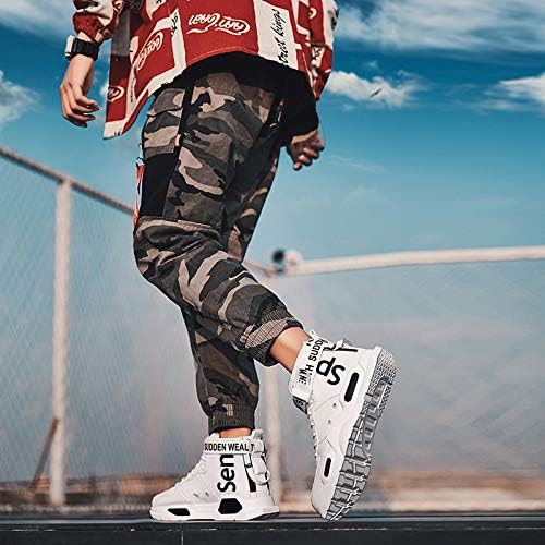 Ahico Mens Fashion Sneakers High Top Walking Shoes Sport Athletic Casual Shoe Vogue Stylish Men - Image 2