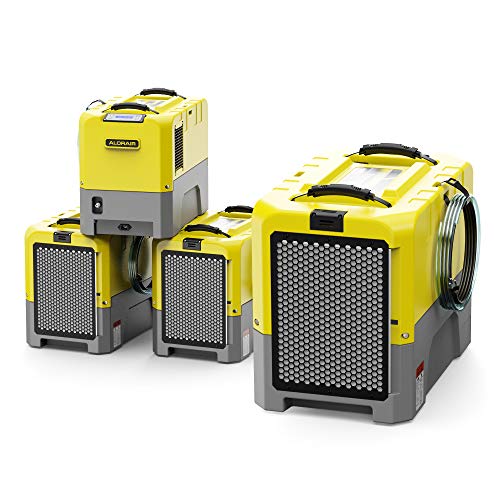 ALORAIR 180 PPD Commercial Dehumidifier with Pump Drain Hose for Basements Warehouse & Job Sites, Large Capacity Crawl Space Dehumidifier for Water Damage Restoration, 5 Years Warranty, Yellow(Pack of 4) ALORAIR 180 PPD Commercial Dehumidifier with Pump Drain Hose for Basements Warehouse & Job Sites, Large Capacity Crawl Space Dehumidifier for Water Damage Restoration, 5 Years Warranty, Yellow(Pack of 4)