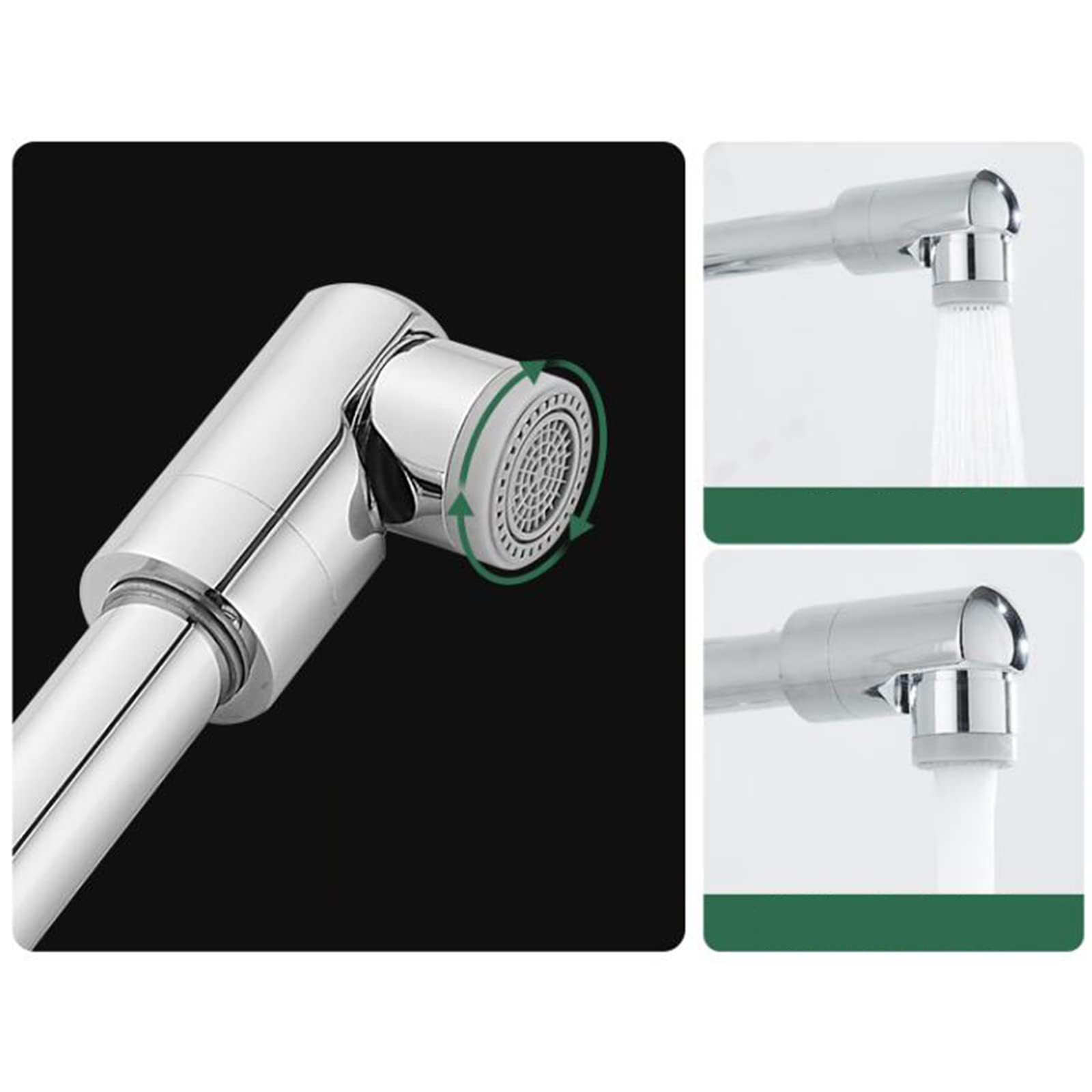 Grifo De Cocina Montado En La Pared Solo Agua Fría, Grifos De Fregadero De Cocina Grifo De Fregadero Cromado Grifos De Cocina Giratorios De Latón para Montaje En Pared-20 Cm