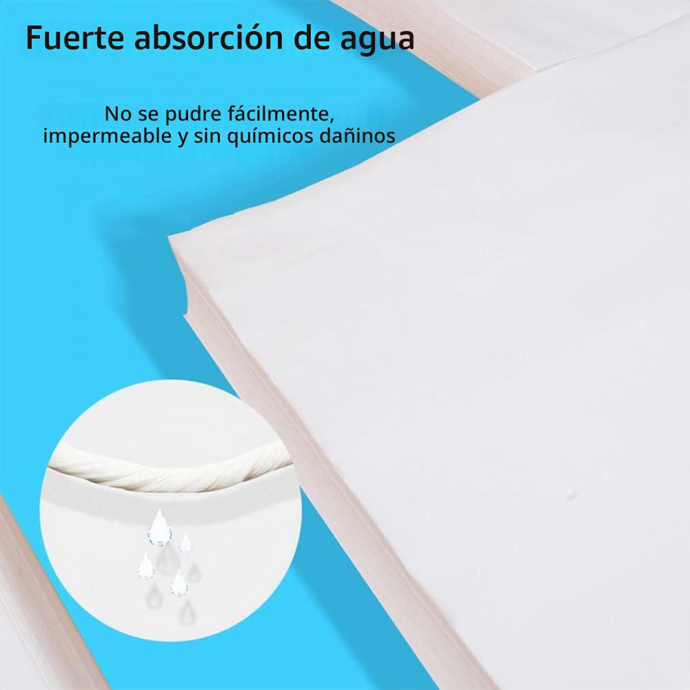 100 Piezas de Papel para Jaula de Pájaros, Forro de Papel Desechable para Jaula de Pájaros Bandeja Fecal Absorbente Almohadilla de Cojín para Jaulas de Animales, Pájaros,31x25cm