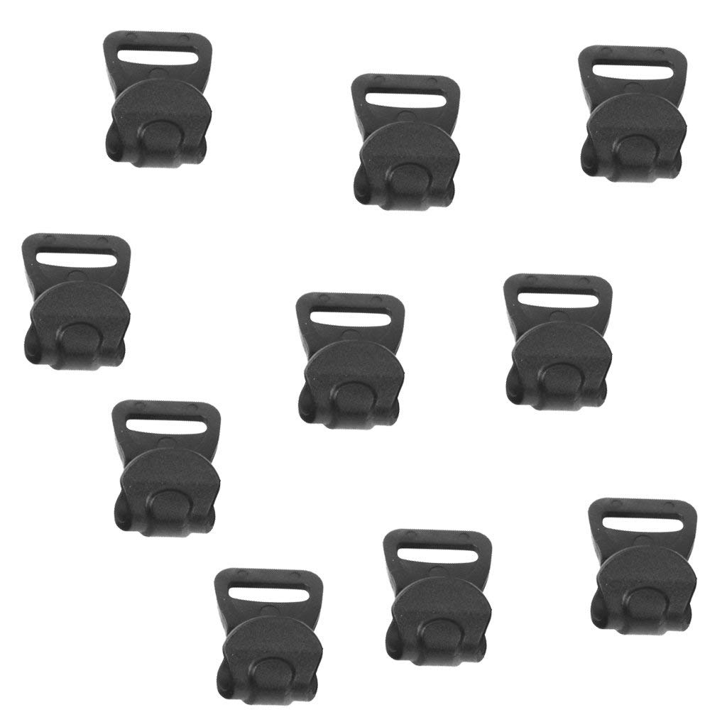 Plastikowe wewnętrzne haki namiotowe klipsy C do przyczepy kempingowej do namiotu namiotowego (10 szt.) (S)